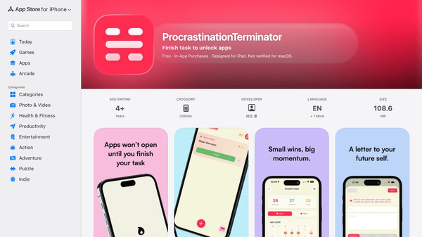 OneThing — ProcrastinationTerminator