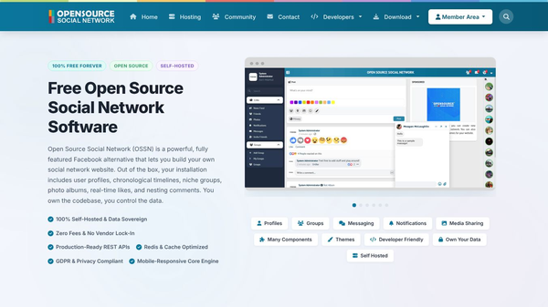 Open Source Social Network (OSSN)