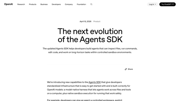 OpenAI Agents SDK