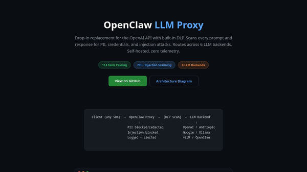 OpenClaw LLM Proxy