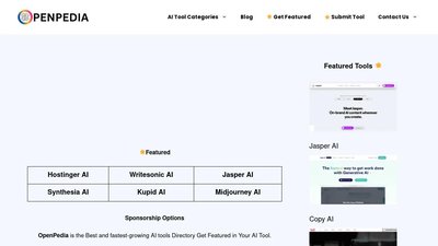 OpenPedia Featured AI Tool