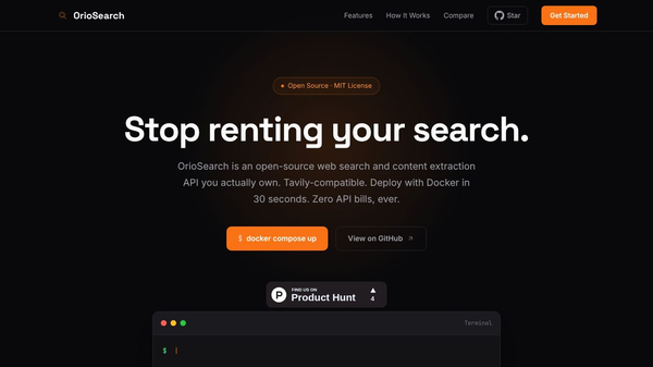 OrioSearch: Your AI Agent need WebSearch