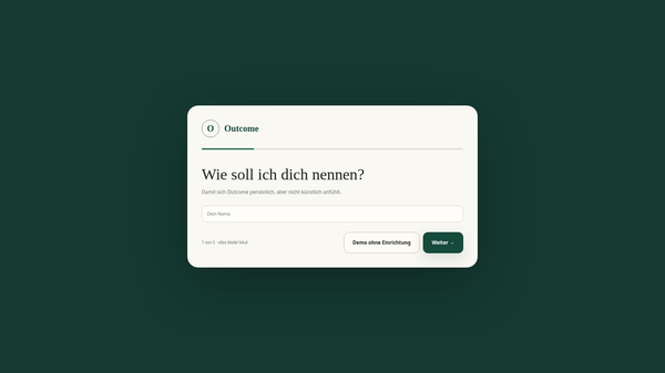 Outcome V12.2.2 starten