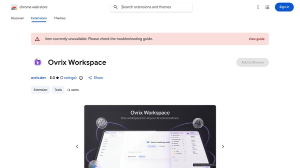 Ovrix Workspace