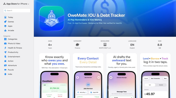 OweMate - Debt & Loan Tracker