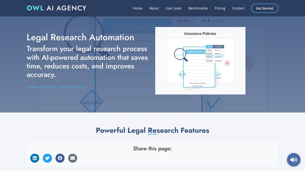 OWL AI Legal Research