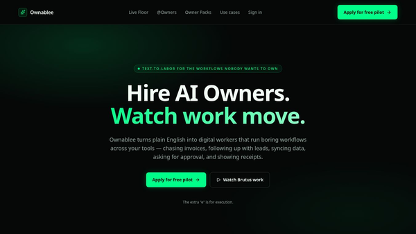 Ownablee - Your digital workers