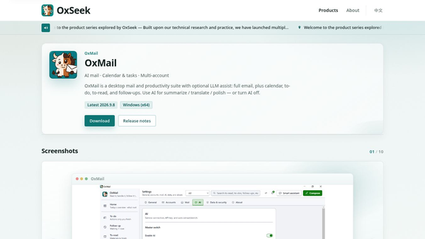 OxMail · OxSeek
