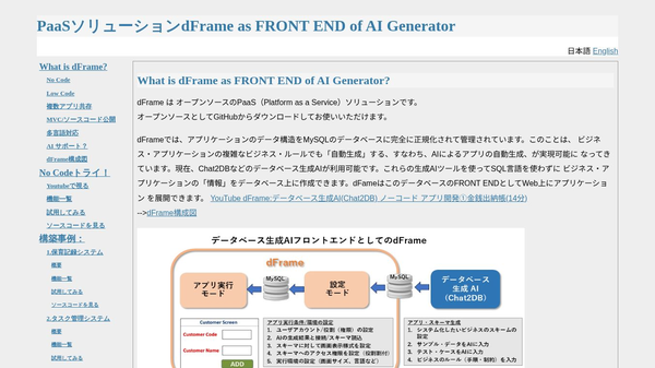 PaaS dFrame