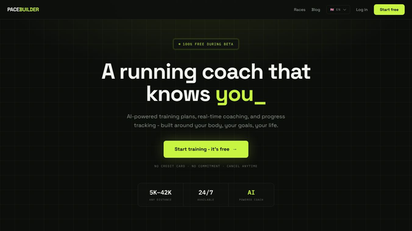 Pace Builder