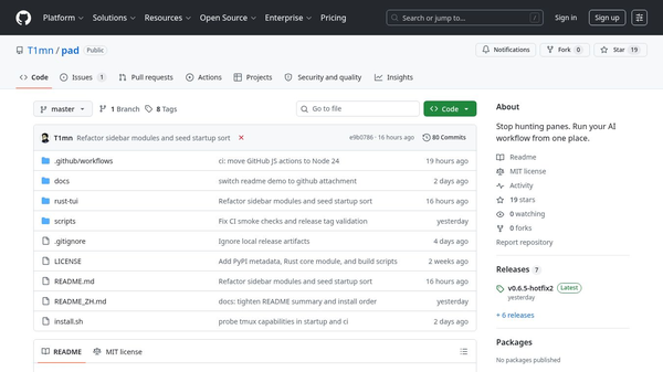 Pad - Stop hunting tmux panes for agents