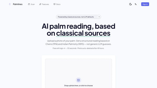Palmlines - Ancient palm reading