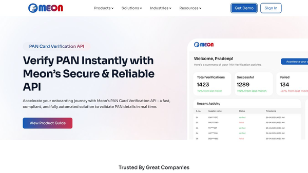 PAN Card Verification API