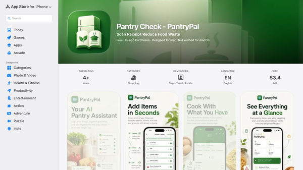 Pantry Check - PantryPal