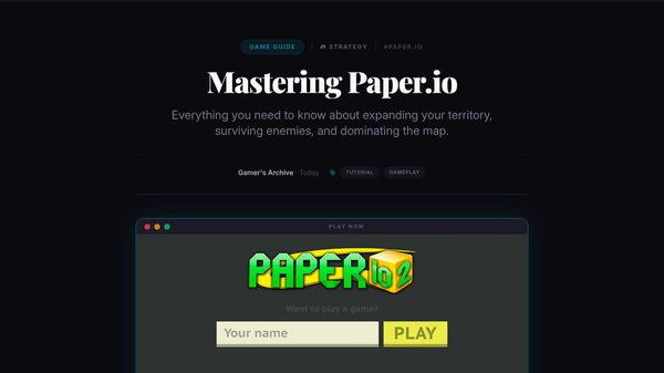 Paper io Un*locked * Unblocked Games