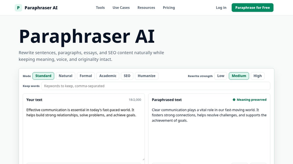 Paraphraser AI