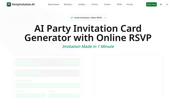 Party Invitation AI