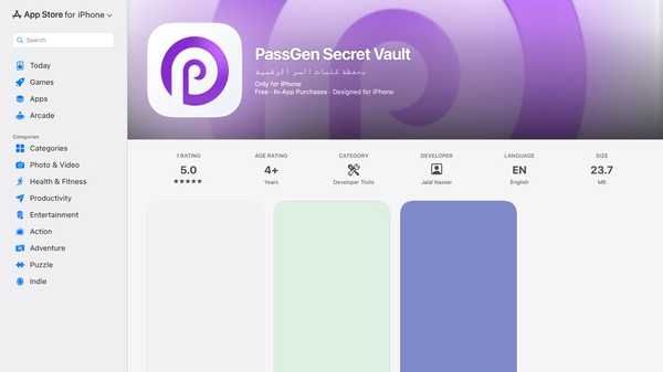 PassGen Secret Vault IOS