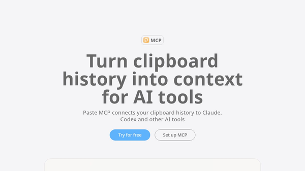 Paste MCP & AI Tools