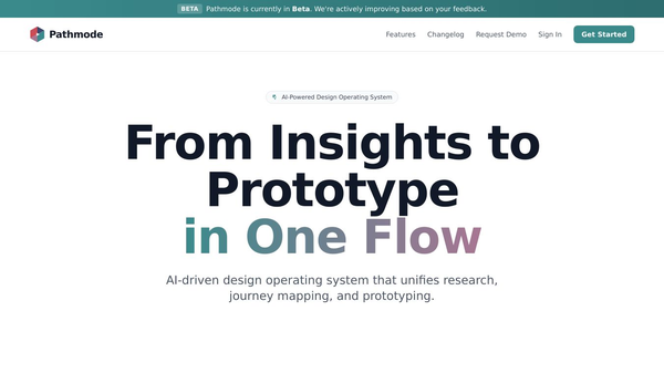 Pathmode: AI-Powered Design OS