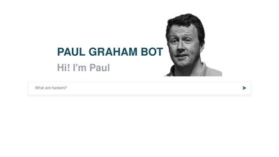 Paul Graham bot