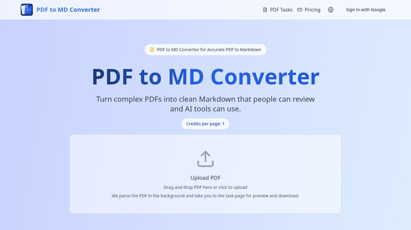 PDF to MD Converter