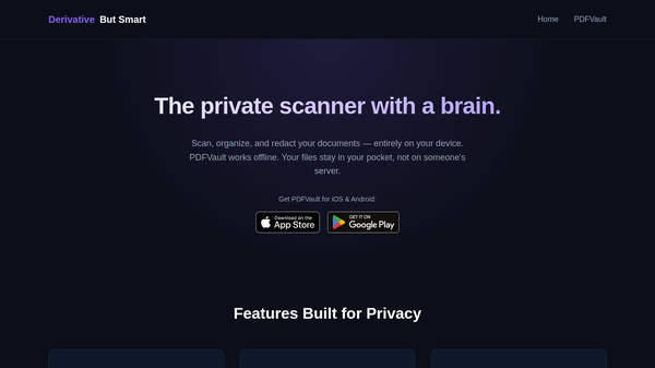 PDF Vault - Derivative But Smart LLC