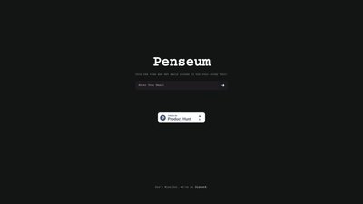 Penseum - Your AI-Powered Study Partner