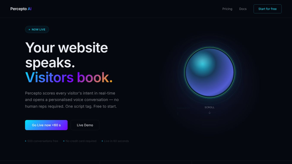 Perceptoai Early Access Launch