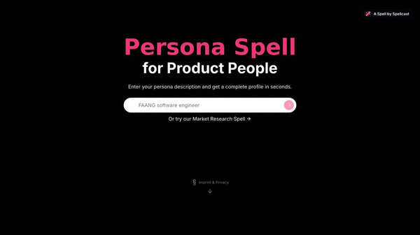 Persona Spell