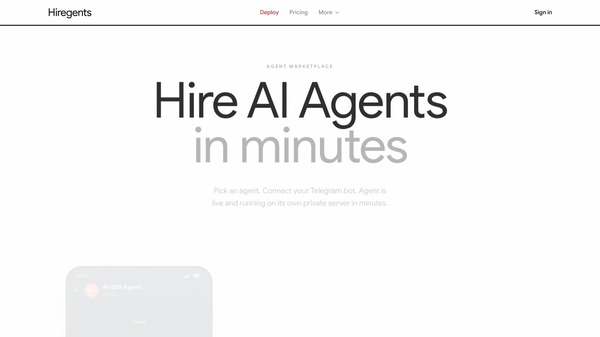 Personal AI Agent in minutes