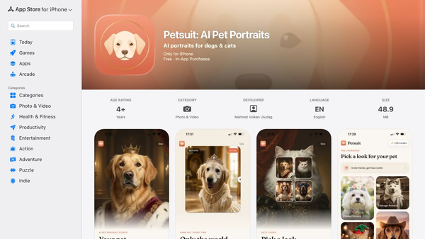 Petsuit: AI Pet Portraits