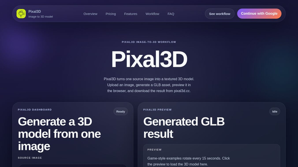 Pixal3D