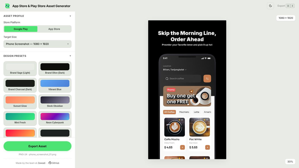 Play Store Asset Generator