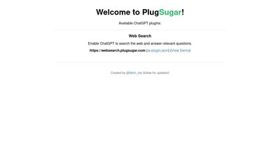 PlugSugar