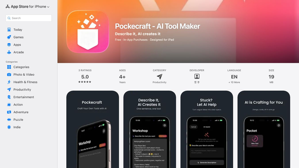 PockeCraft - AI Tool Maker