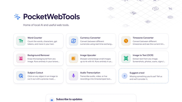 PocketWebTools
