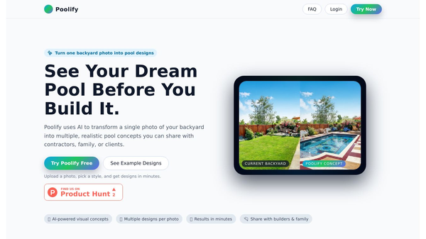 Poolify Pool Design Tool for Homeowners