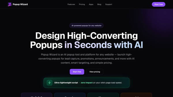 Popup Wizard