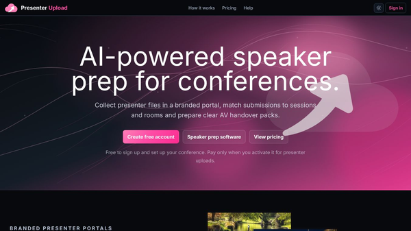 Presenter Upload