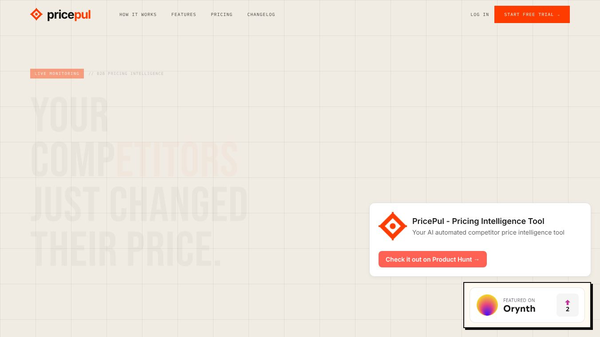 PricePul - Pricing Intelligence Tool