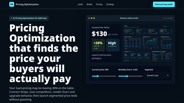 Pricing Optimization