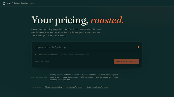 Pricing Roaster