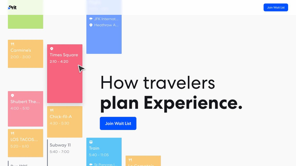 Prit | Smart Trip Planner