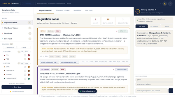PrivacyWatch — AdTech Privacy Watch
