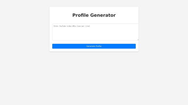 Profile Generator