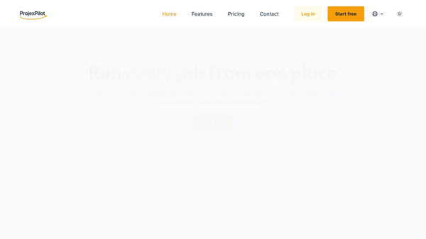 ProjexPilot — Construction management