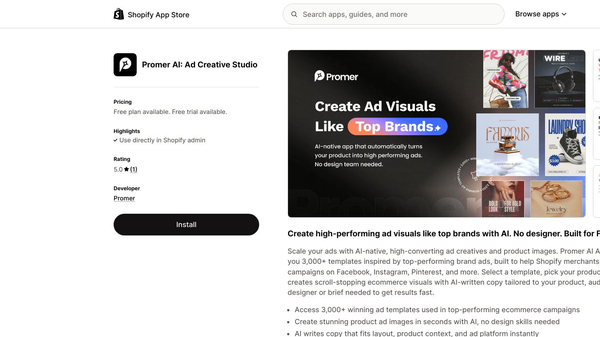Promer AI: Ad Creative Studio