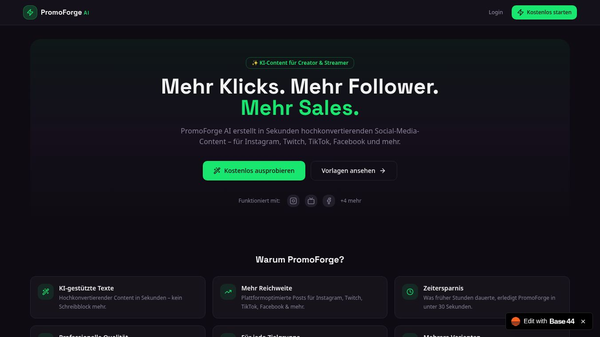 PromoForge AI