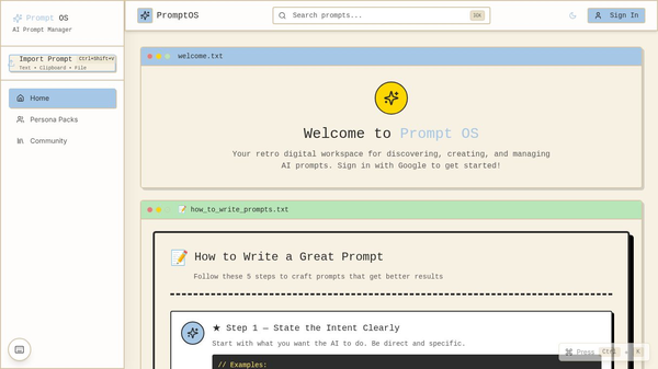 Prompt OS